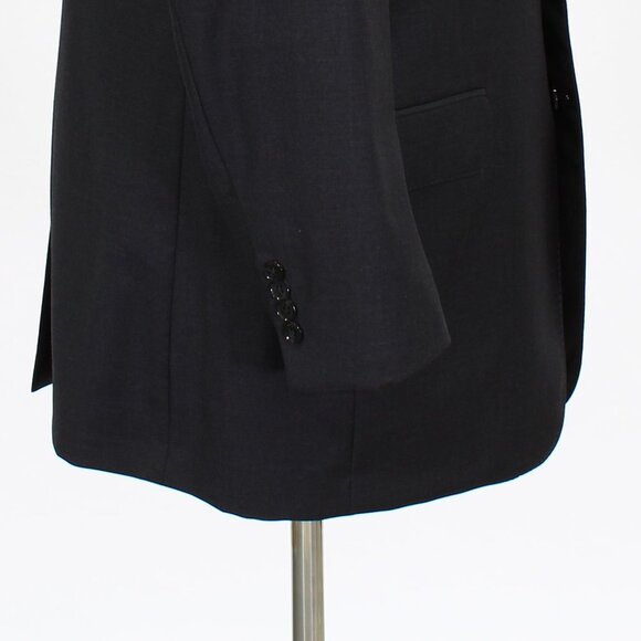 Jos. A. Bank 43R 37x28 Gray Solid Two Button Full Suit R017 - Picture 8 of 14